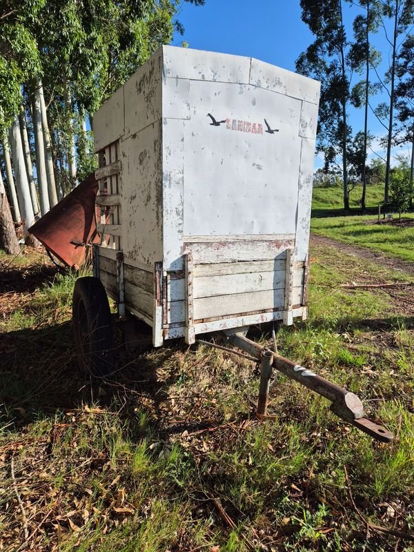 Trailer de Madera con Estructura de Metal para Transporte de Fitosanitarios - imagen 5