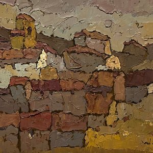 Lote anterior: Oleo "Estructuras" de Bruno Widmann, 30 x 40 cm, 1969