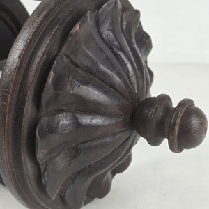 Antiguo Farol de Madera Tallada con Bombilla - imagen 3