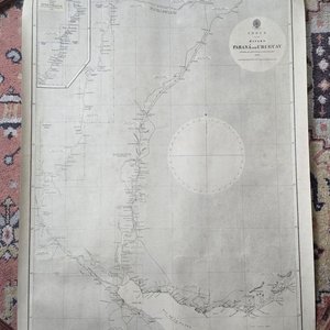 Lote anterior: Mapa Antiguo Ríos Paraná y Uruguay - Ediciones 1873-1913
