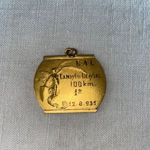 Medalla Deportiva Campeonato Departamental Ciclismo 1935 - imagen 1
