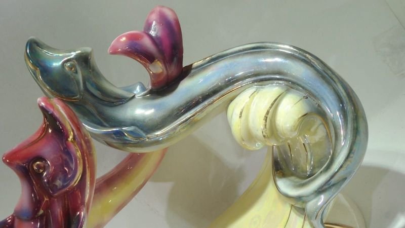 Pieza de Porcelana Opalizada de gran Tamaño y Diseño Único - imagen 2