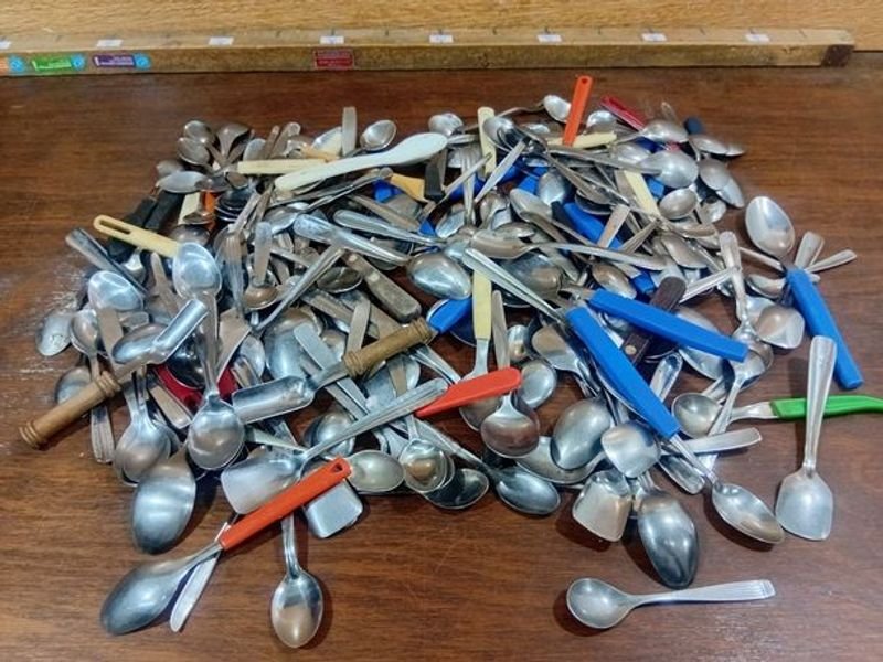 Lote de 180 Cucharitas Surtidas para Postre, Café, Té y Helado