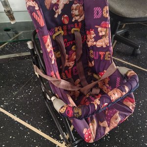 Silla de Bebé Estampada y Silla de Escritorio Gris - imagen 2
