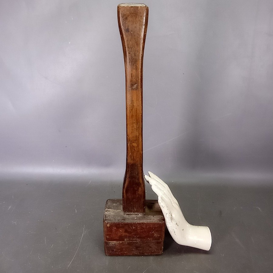 Mazo de madera dura grande y pesado para trabajo - imagen 5