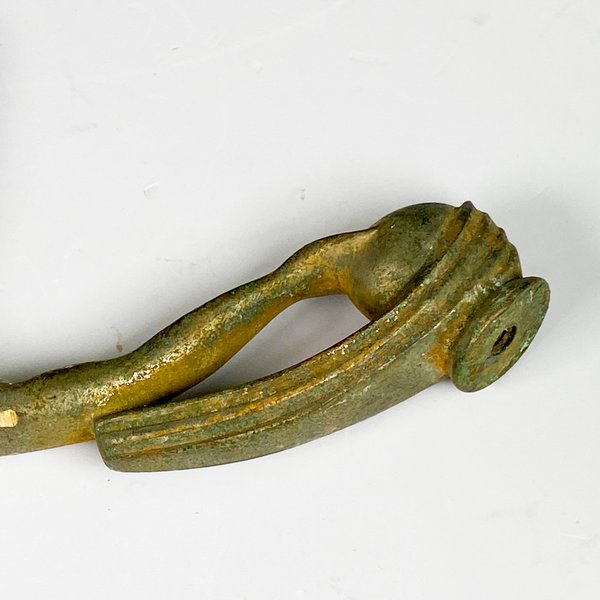 Insignia de bronce para auto, dama desnuda - imagen 3