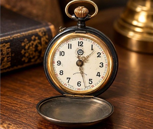 Reloj de Bolsillo Suizo Antiguo Roskopf - Principios Siglo XX