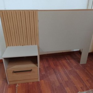 Lote anterior: Respaldo de Cama 2 Plazas y Mesa de Luz Nórdica Escandinava