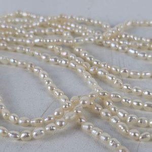 Collar de Perlas de Río Multicadena con Cierre Dorado - imagen 3