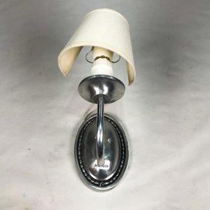 Aplique de Pared en Peltre con Pantalla Beige - imagen 1