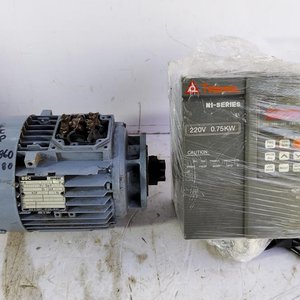 Lote siguiente: Motor Trifásico 1 HP 2860 RPM con Variador de Frecuencia 1 HP 220V