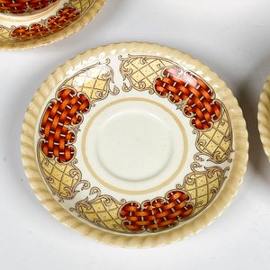 Doce tazas de te loza inglesa, con sus 12 platos - imagen 4