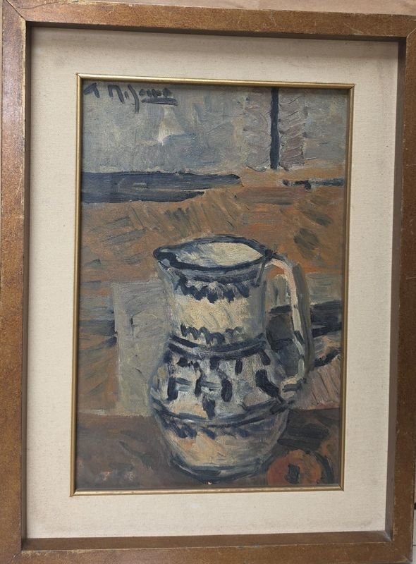 Cuadro "Naturaleza Muerta" de Alceu Ribeiro, 40x27 cm