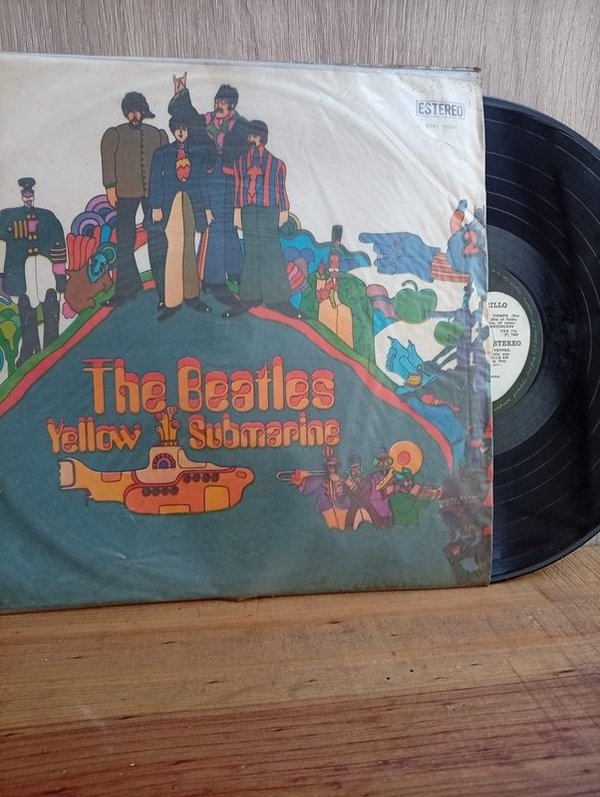 Vinilo LP The Beatles Yellow Submarine 1969 Industria Uruguaya