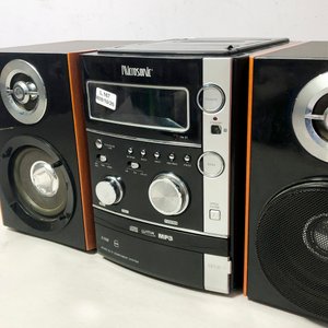 Equipo de audio Microsonic con dos parlantes, funcionando - imagen 2