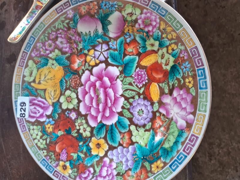 Porcelana y Cerámica Chinesa con Diseño Floral - imagen 10
