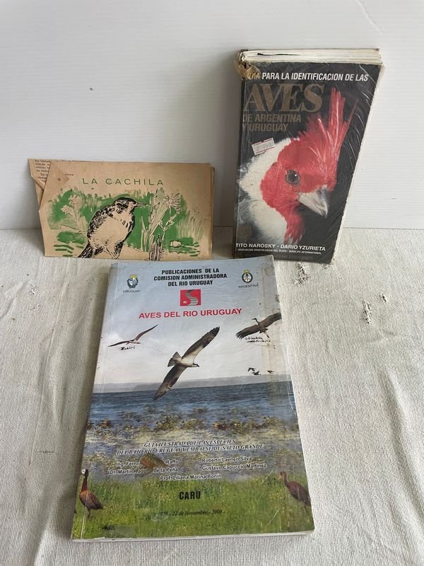 Lote de Libros sobre Aves del Río de la Plata y Uruguay