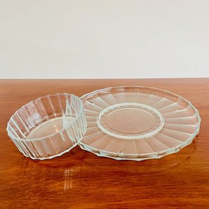 Juego de Vajilla de Vidrio: Fuente Grande, 8 Compoteras, 2 Jarritas y Bowls - imagen 5