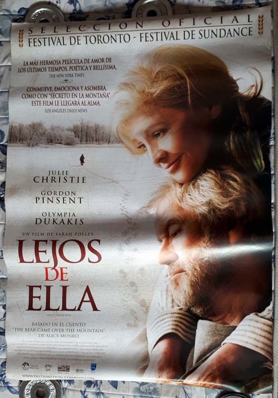 Poster Original "Lejos de Ella" (Away from Her) - Julie Christie - 2006