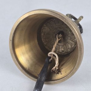 Conjunto Ritual Budismo Tibetano: Campana Ghanta y Cetro Vajra Dorje - imagen 4
