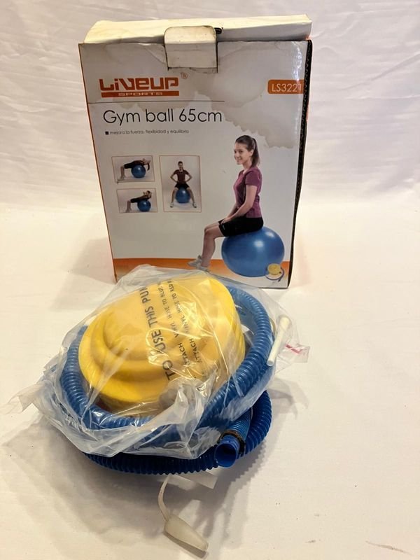 Inflador de Pie para Pelota de Gimnasio