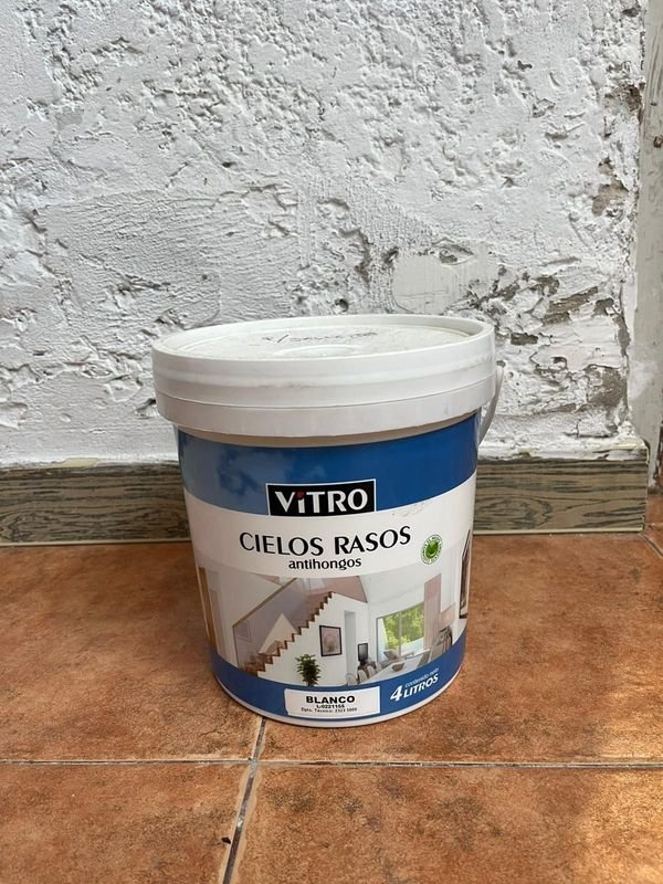 Pintura Cielos Rasos Anti Hongos - 4L NUEVA - imagen 2