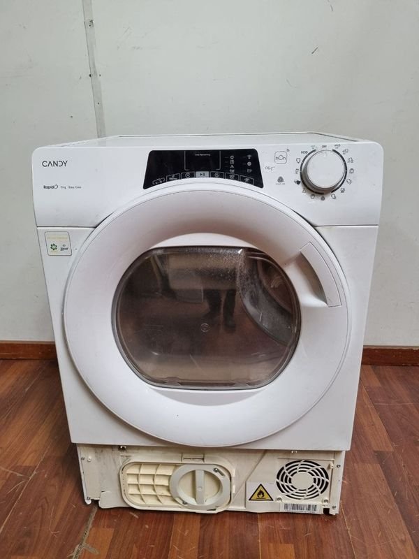 Secarropas Candy RapidO 7 kg Blanco con Quemadura Lateral