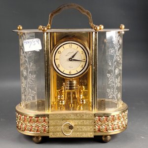 Reloj de Mesa Musical Schmid 8 Días con Caja en Relieve - imagen 2