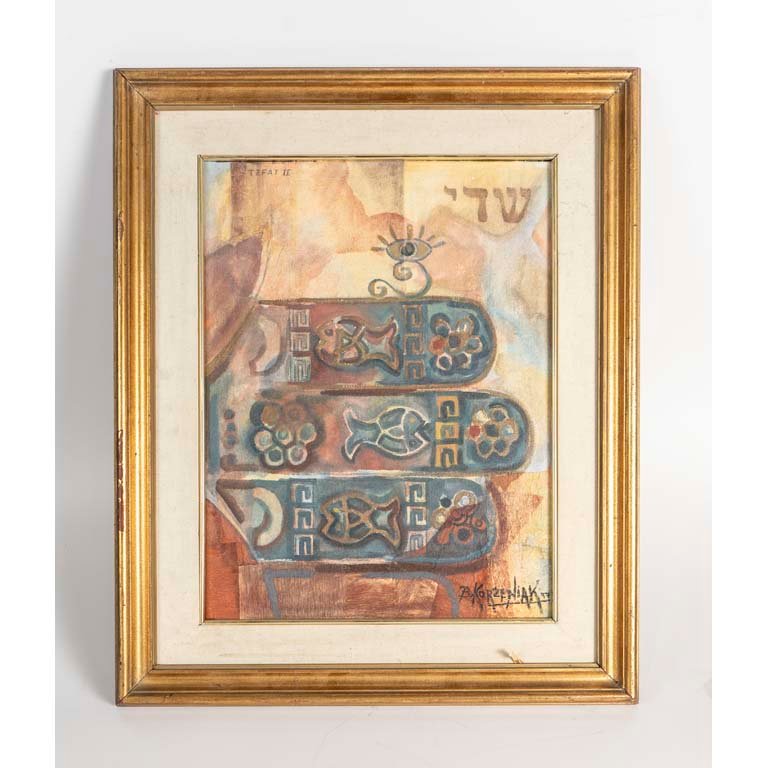 Técnica Mixta "Figurativo" B.Korzeniak 97 - Medidas: 49x37cm