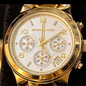 Reloj Michael Kors Cronógrafo Dorado Mujer MK3131 - imagen 4