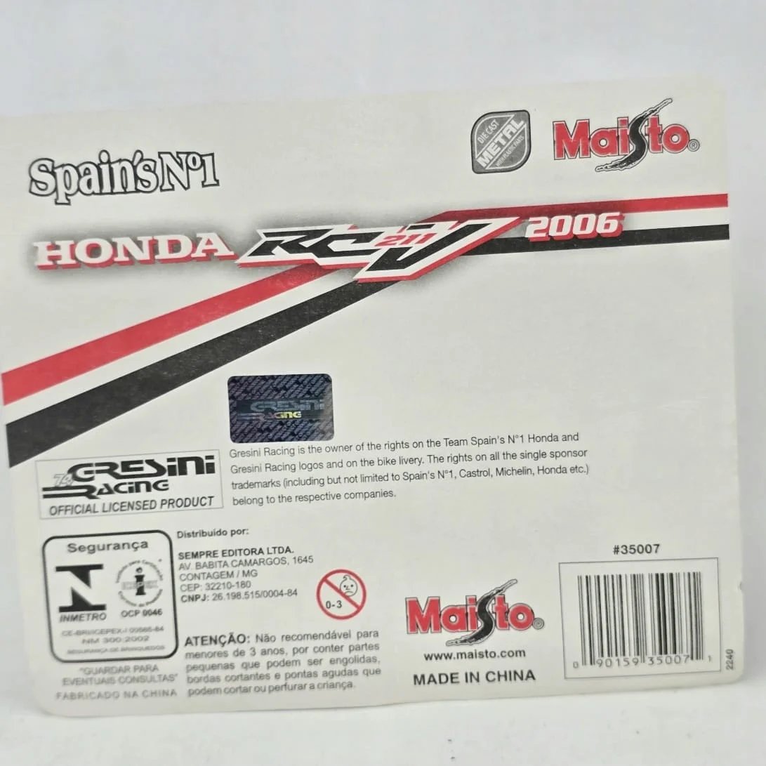 Modelo de motocicleta de carreras Gresini Racing de 2006 - imagen 5