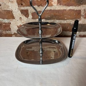 Plato Metálico de 2 Niveles para Masas - imagen 2