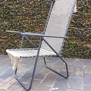 Lote anterior: Reposera Reclinable Plegable con Tejido Artesanal en Macramé