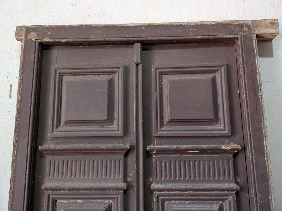 Puerta exterior de 2 hojas en madera - imagen 6