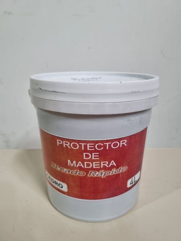Protector de Madera Secado Rápido Tono Cedro 4 Litros