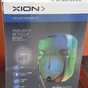 Parlante Activo Xion 8" Sin Uso con Micrófono y Control Remoto - imagen 1