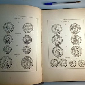 Monedas y Medallas Hispano-Americanas. Láminas. Por José Toribio Medina (1891) - imagen 3