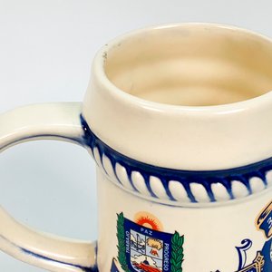 Jarra Cervecera Loza Azul y Blanca "Semana de la Cerveza 36" 2001 - imagen 3