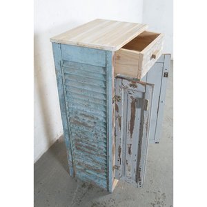 Mueble Rústico con Puertas, Cajón y Laterales Celosía - imagen 3