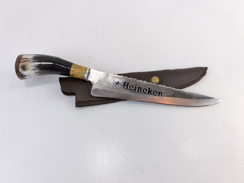 Cuchillo Criollo De Acero con Manija Larga y Hoja Afilada - imagen 2
