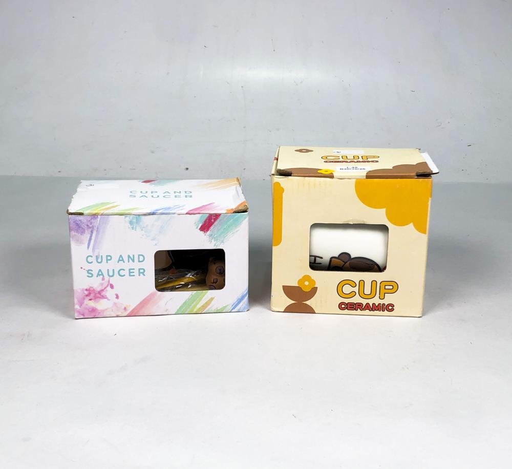 Set de Taza de Cerámica con Base Estilo Capibara