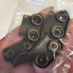 Lote de 4 enganches para máscara de oxígeno, compatibles con cascos de la Segunda Guerra Mundial y series P de los 50s - imagen 3