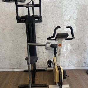 Bicicleta Ergométrica Hi Power y Máquina de Gimnasio "Magnum Forces" con Faltantes - imagen 1
