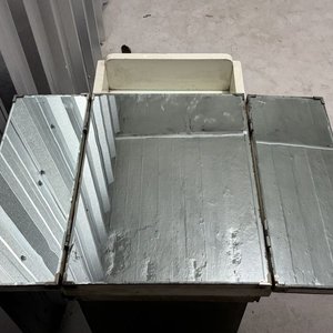 Mueble Espejo de Pared para Baño con Puertas Abatibles y Repisa - imagen 3