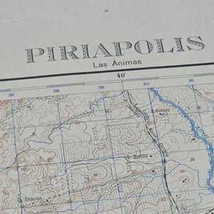 Lote siguiente: Mapa Topográfico de Piriápolis y Las Ánimas, Instituto Geográfico de la República Oriental del Uruguay