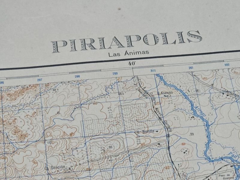 Mapa Topográfico de Piriápolis y Las Ánimas, Instituto Geográfico de la República Oriental del Uruguay