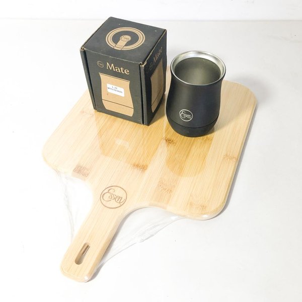 Tabla de Bambú y Mate Negro Essen - imagen 1