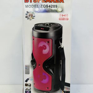 Lote siguiente: Parlante Portátil BTSPEAKER ZQS4209 Azul con Control Remoto
