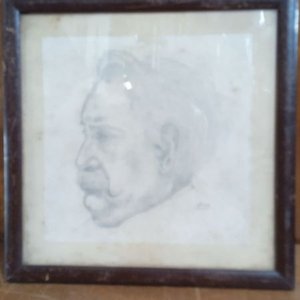 Lote siguiente: Lápiz firmado. Batlle y Ordóñez 26*26