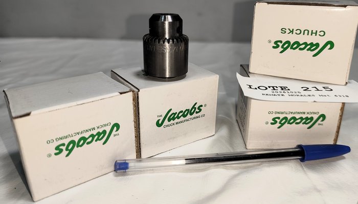 Lote de 4 Cabezales Mandril Jacobs 6.5mm